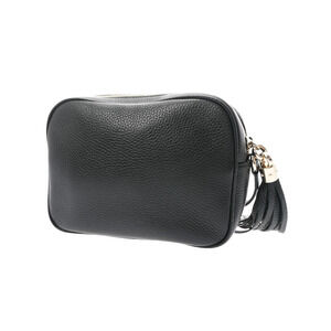 Gucci Leather Soho Disco Bag Shoulder Black